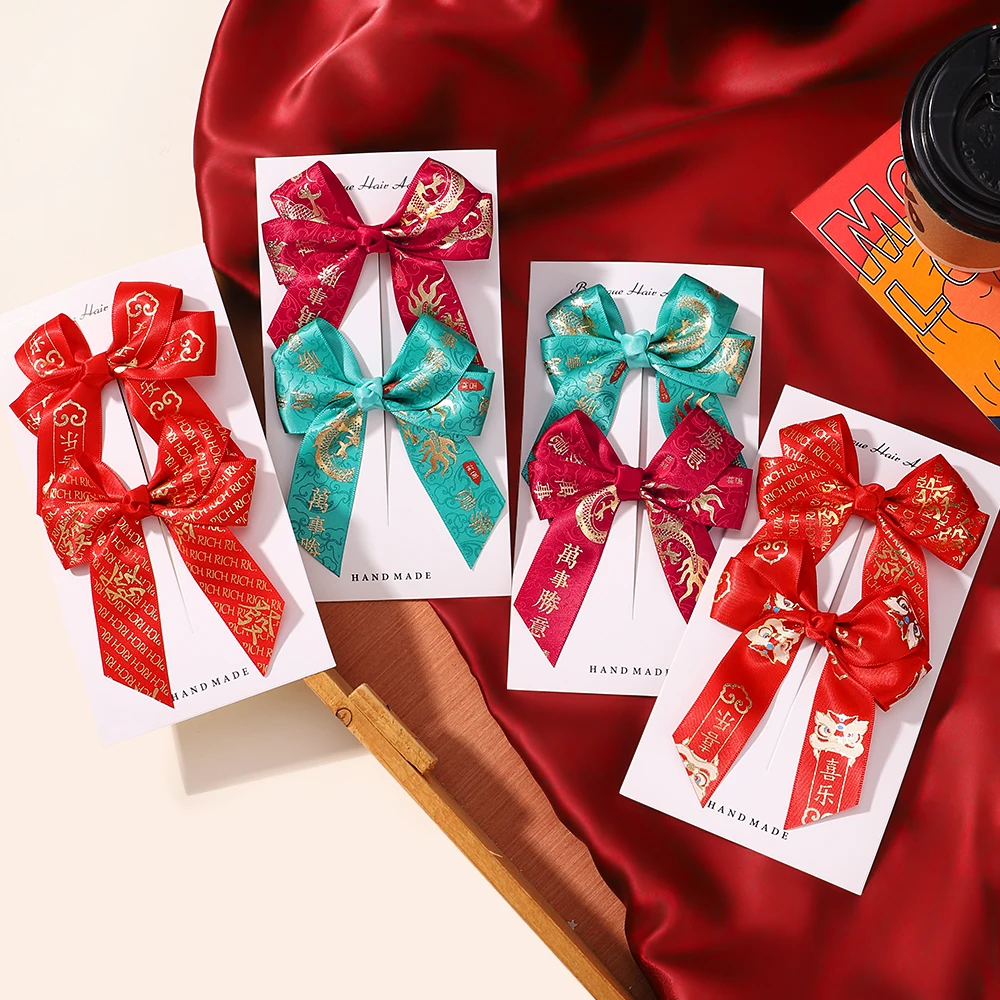 2/4 шт./набор заколки для волос с кисточками