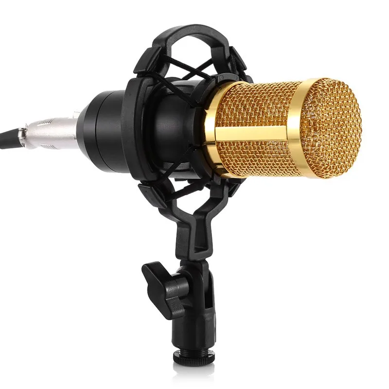 

BM 800 Microphone Professional Studio Condenser Microphone For PC Computer Recording Karaoke bm800 Mic Streaming Live Podcasting