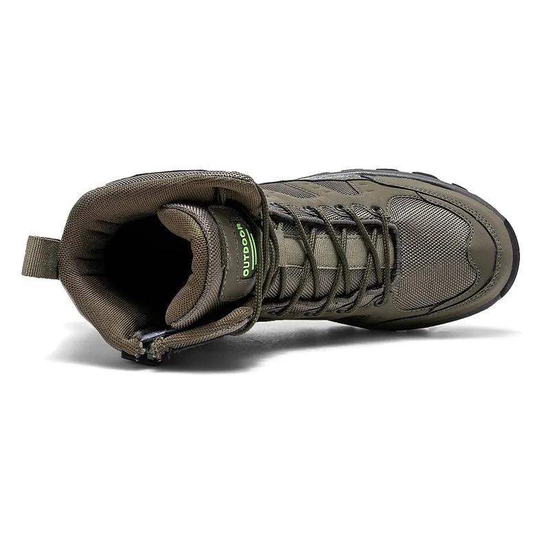 Men's Tactical Boots Military Boots Men's Military Desert Waterproof Ankle Men's Outdoor Boots Job Security Shoes Hiking Shoes