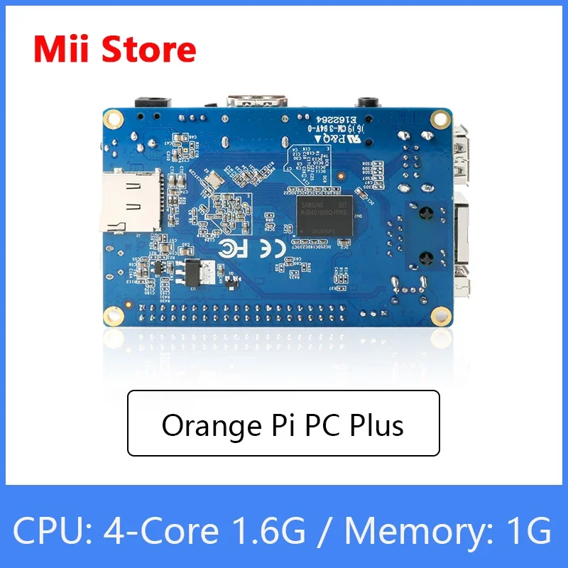 Orange Pi PC Plus Board RAM 1G с 8 ГБ Emmc Flash Мини-одиночная плата открытым исходным кодом