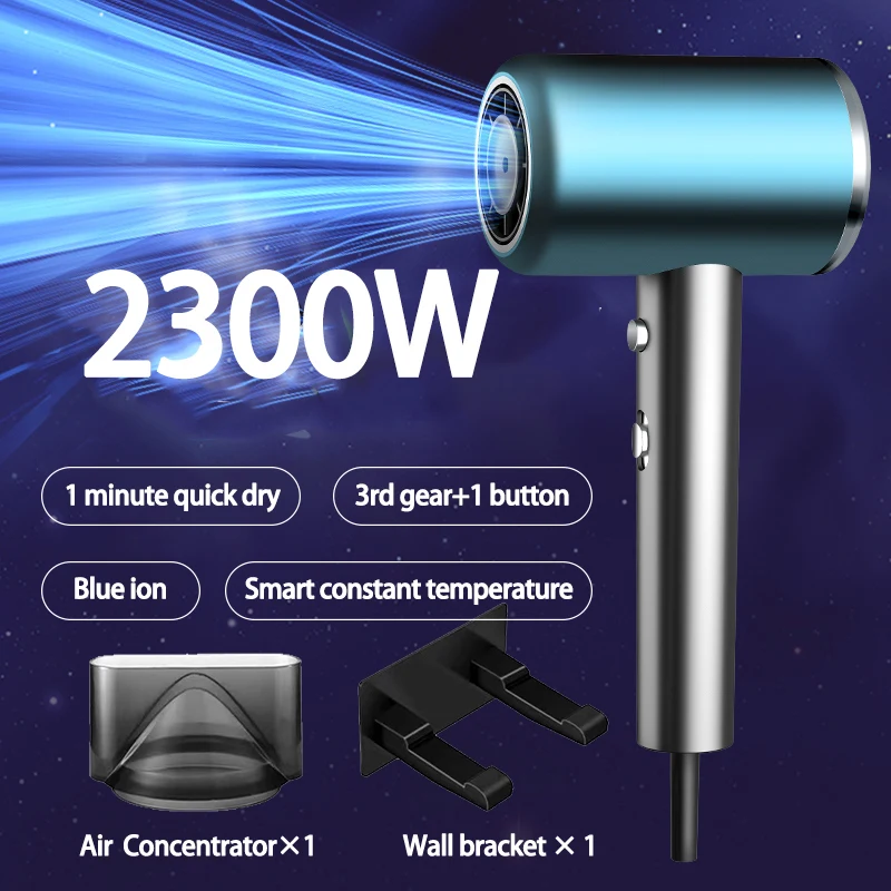 

Electroplating Water Ion Hair Dryer Household High-power Quick-drying Hot Cold Wind Hair Dryers EU&US Women Secadoras De Cabello