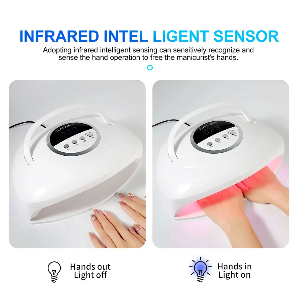 Sun X24 Max 84 Светодиодная Уф-светодиодная Сушилка Для Ногтей С 4 Режимами
