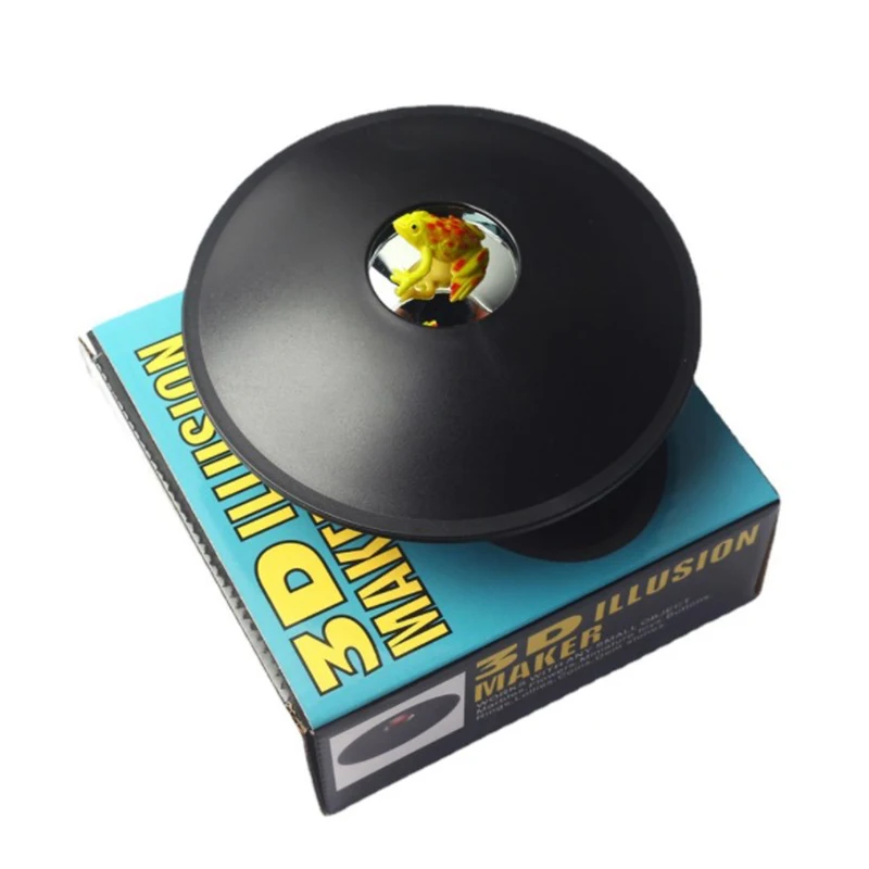 

3D Magic Mirror Illusion Creator Mirage Black Hologram Maker Parabolic Reflector for Children Education Science Fun Play Toys