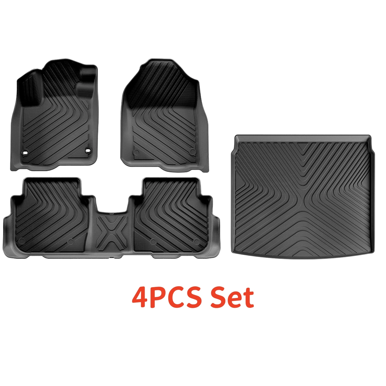 

Для Honda CR-V CRV 2025 2024 2023, гибридные и газовые коврики из ТПЭ и коврик в багажник, 3D водонепроницаемые защитные коврики для спинки грузового багажника