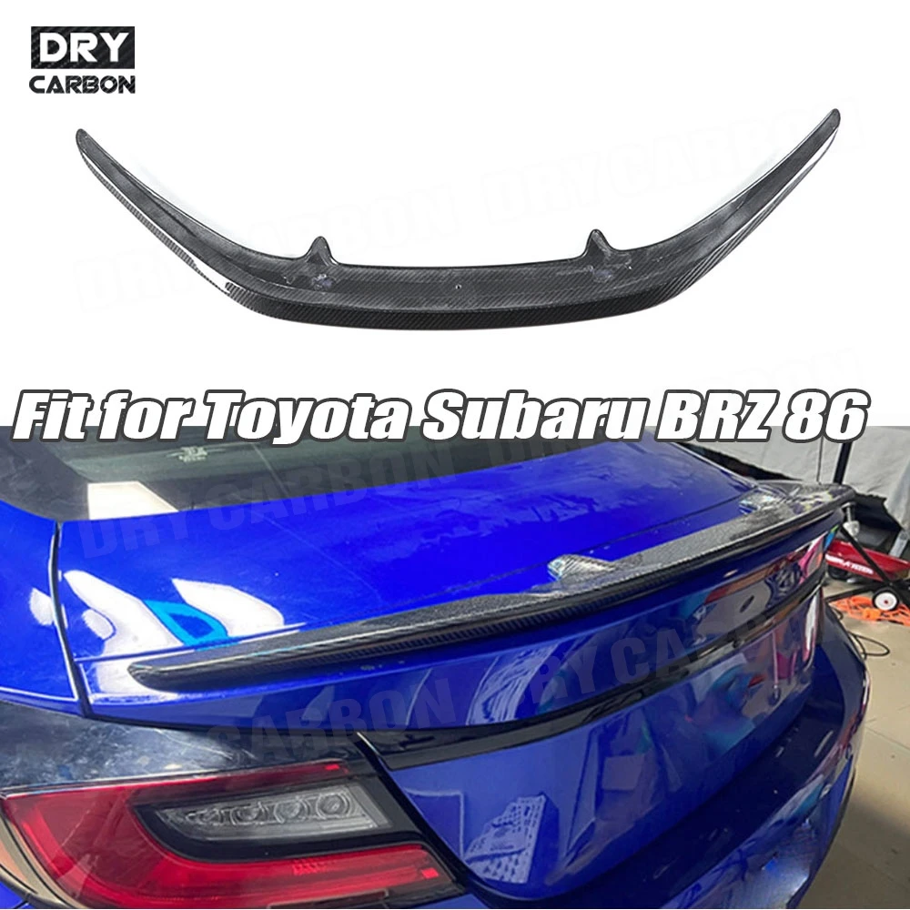 Фото Карбоновое заднее антикрыло на крышку багажника для Toyota GR86 ZN8 и Subaru BRZ ZD8, спойлер, внешние аксессуары и запчасти для автомобиля №2