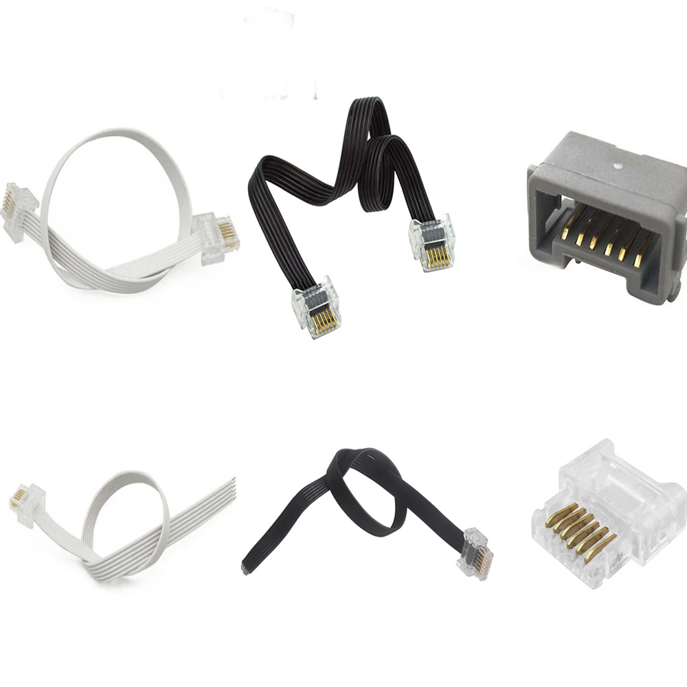 

10pcs Crystal Connector For 45300 Wedo 2.0 Cable 25cm MOC PF Motor Repair Wire Crystal Head Connectors Metal Chip/Gray Socket