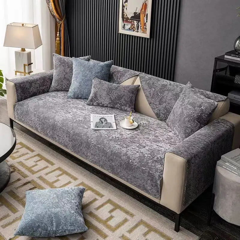 

Однотонные чехлы для диванов, чехлы для диванов с защитой от пропуска, садовое кресло, декоративное покрывало для дивана в гостиную