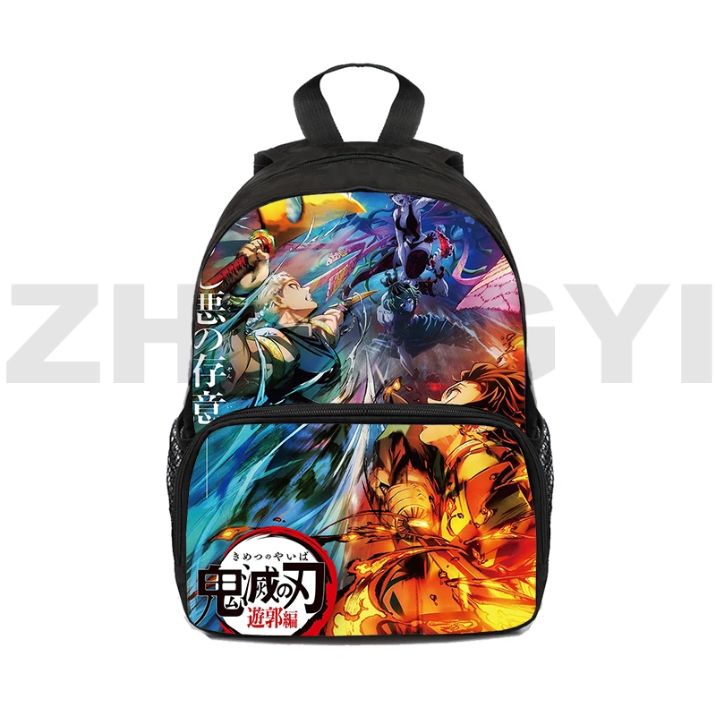 

Small Bookbag 3D Demon Slayer Kimetsu No Yaiba – To The Swordsmith Village Backpack Men Travel Bag 12/16 Inch Primary School Bag
