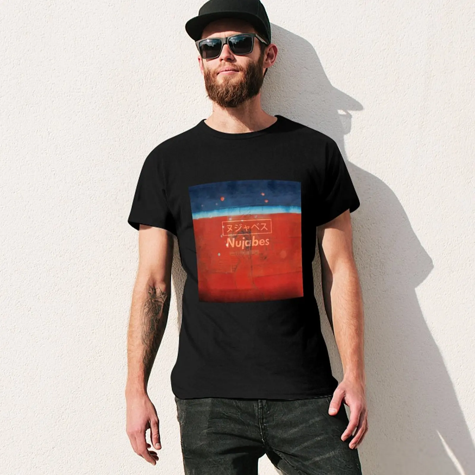 Фото Футболка Nujabes Modal Soul, спортивная одежда, дышащая футболка с коротким рукавом №3