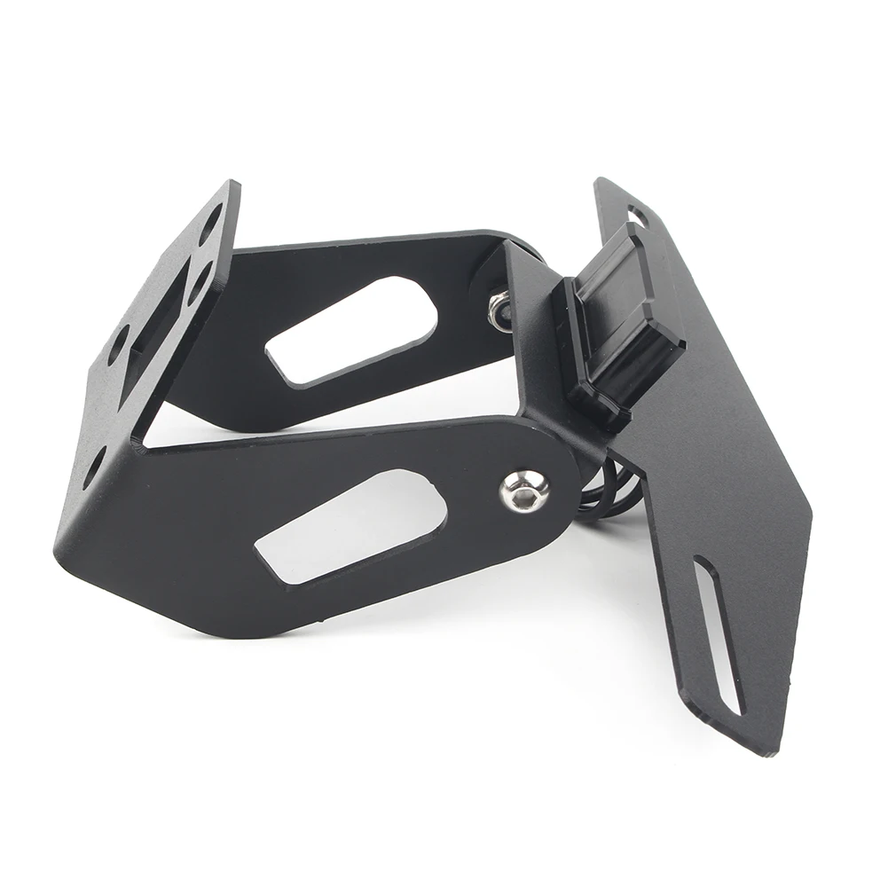 Задний держатель номерного знака с ЧПУ для мотоцикла подсветкой Kawasaki Ninja 400 250 Z400