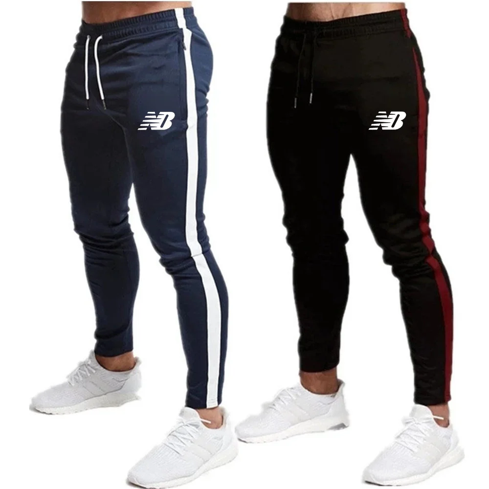 

2023 Brand Casual Skinny Pants Mens Joggers Sweatpants Fitness Workout men Brand Track pants New Autumn Male Fashion Trousers