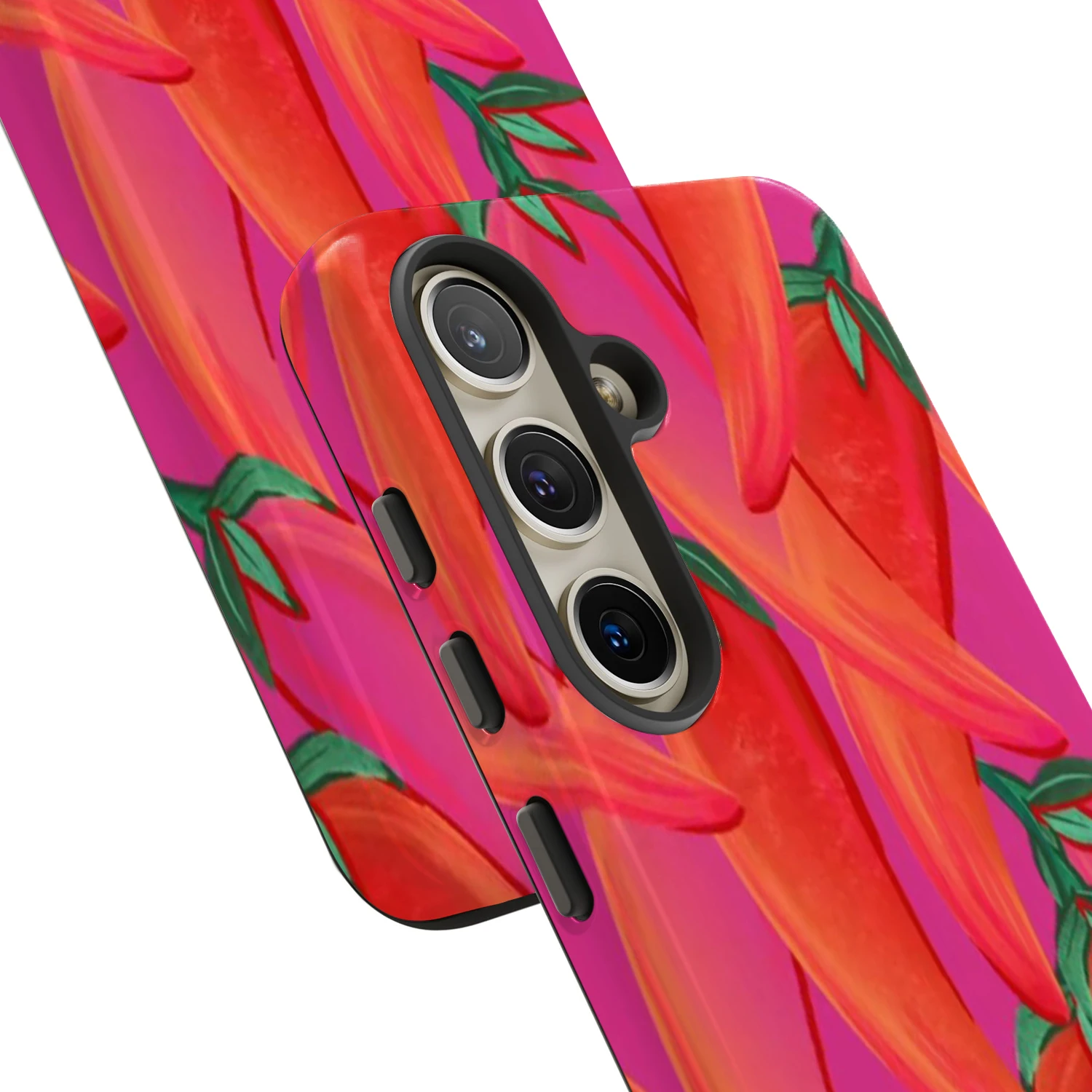 Фото Чехол для телефона Red Pepper Chili для Samsung Galaxy S2 S24FE S23 S22 S21 S20 A13 A14 A15 A16 A23 A32 A35 A52 A53 A54 A55 A71 5G №2