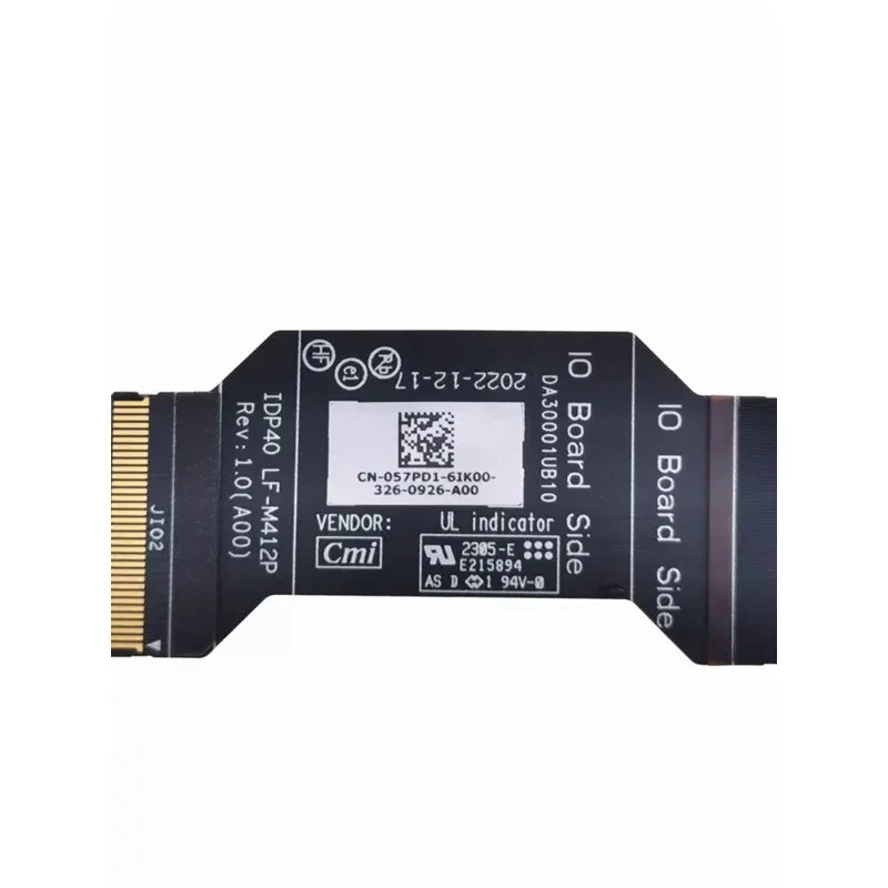 Replacement Laptop IO Board Side Cable For Dell Alienware X14 R2 IDP40 LF-M412P DA3000UB10 57PD1 057PD1
