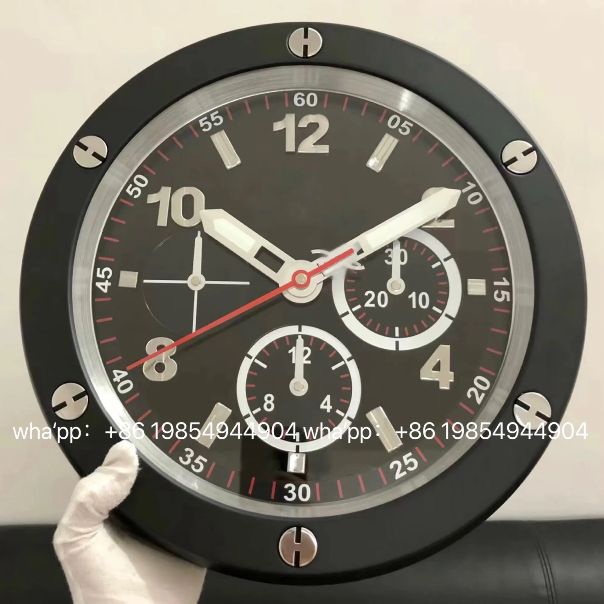 Металлические художественные часы декорация настенные Style с логотипами