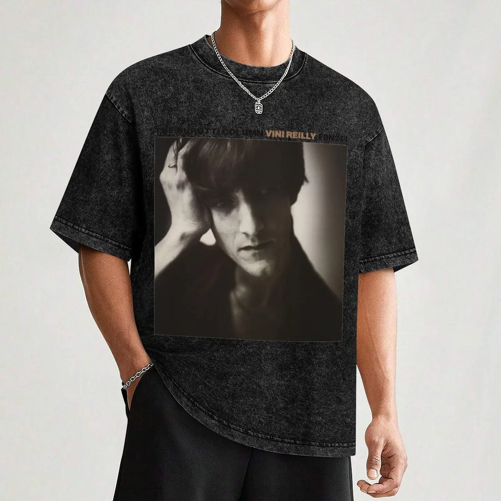 Фото Футболка Vini Reilly - The Durutti Column (1989) из мягкого эластичного материала с короткими рукавами №3