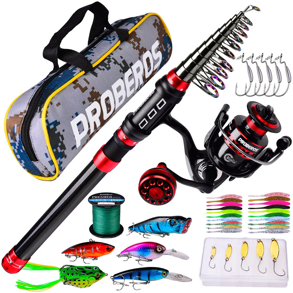 Enlarge S0284 Luya Rod Set Long Cast Rod Spinning Wheel Fishing Tackle Complete Set Combination With Storage Bag Sea Fishing Rod Sea Rod