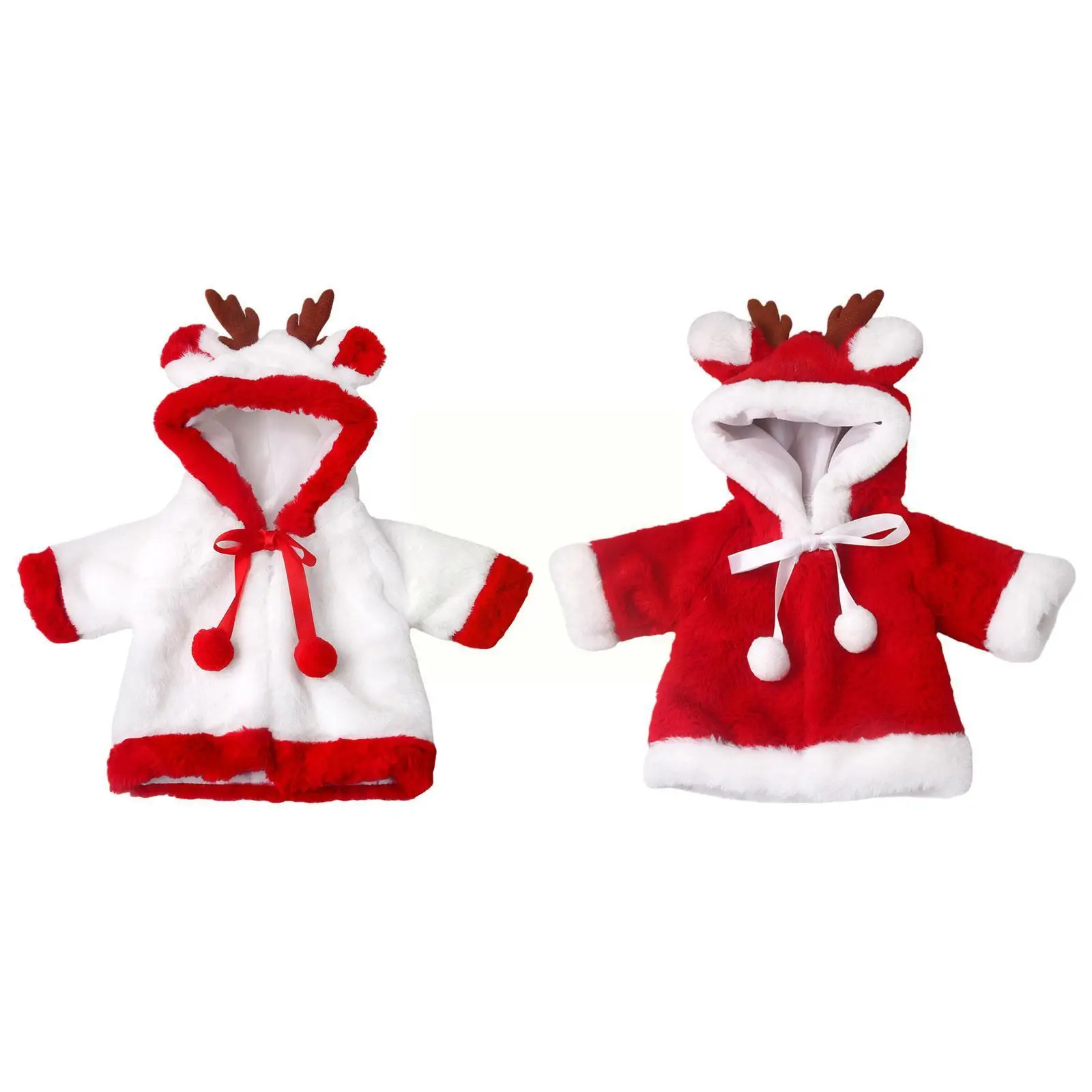 

Рождественское платье для кукол 18 дюймов, одежда с оленями, зимние наряды с Клаусом, игрушки, аксессуары, пальто, игрушка, детское платье, под...