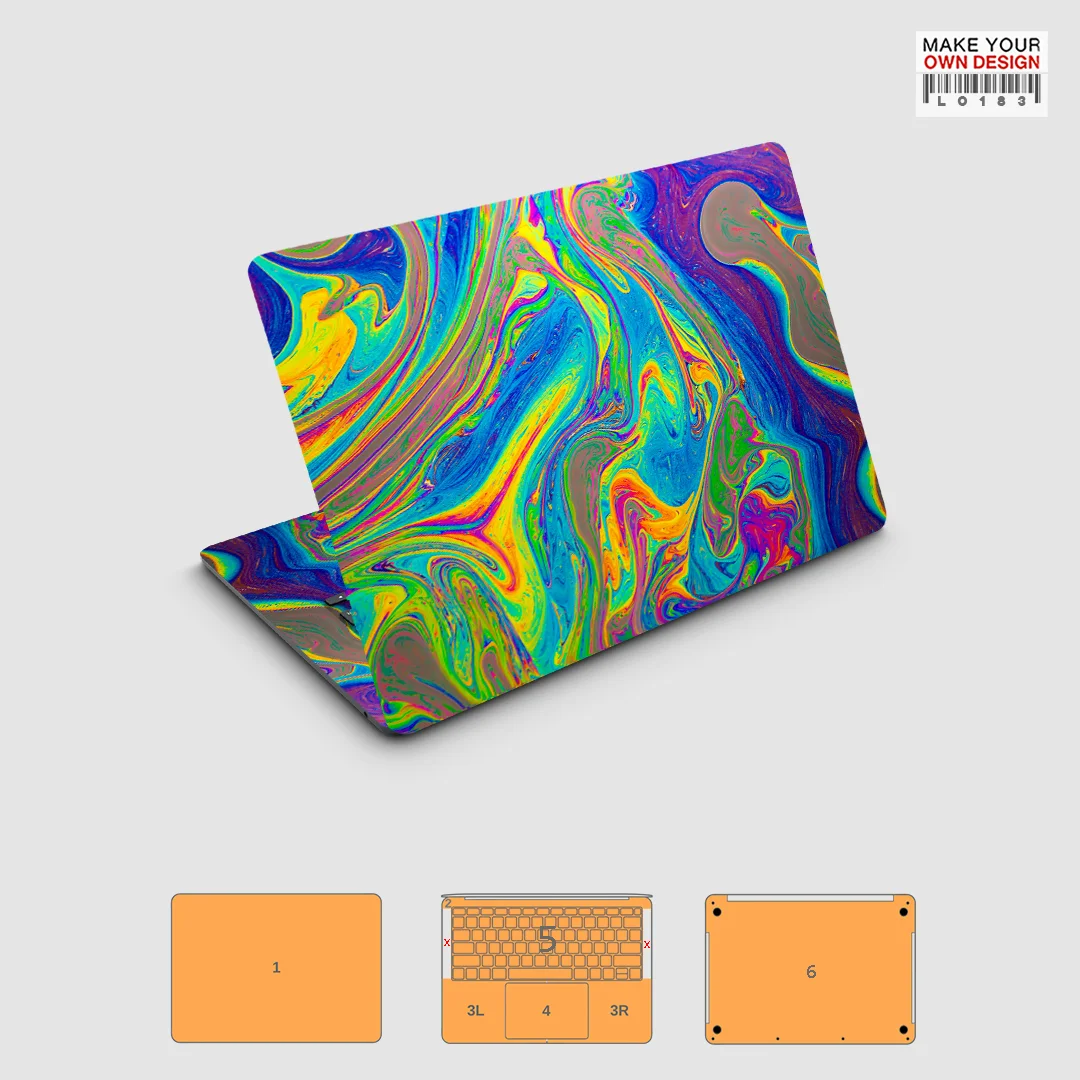 Фото Новая виниловая наклейка-пленка для полной защиты MacBook Pro & Air 13/14/15/16 (M1 M2 M3 M4 M5) №1