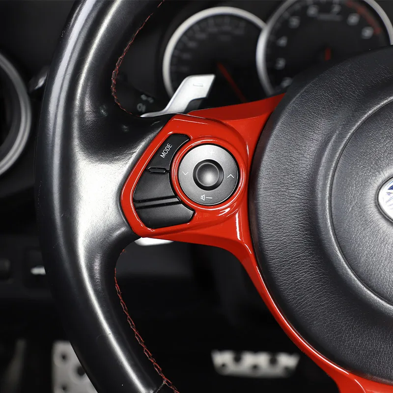 Для Toyota 86Subaru BRZ 2017-2025 ABS автомобильный руль, большая рамка, кнопка, декоративная наклейка, аксессуары для салона автомобиля (art.: 3920d078ee56d) - 3920d078ee56d
