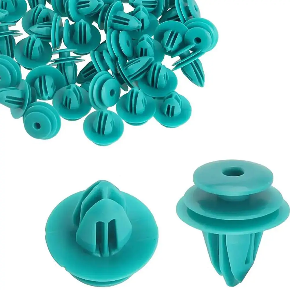 

10/20/50/100pcs Universal Door Panel Fastener 9mm Hole Car Door Trunk Panel Card Clip Rivet Sound Insulation Car Accessories