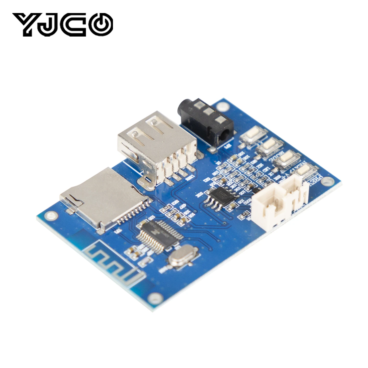 Фото Плата декодера YJCO TF Card USB Bluetooth поддерживает декодирование MP3, WMA, WAV и FLAC без потерь качества. №1