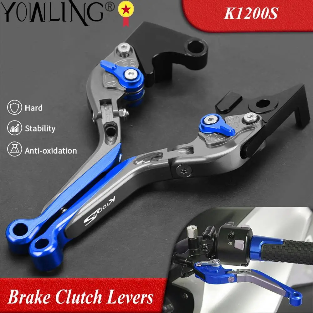 

Motorcycle Accessories Adjustable Folding Extendable Brake Clutch Lever For BMW K1200S K 1200 S K1200 S 2004 2005 2006 2007 2008