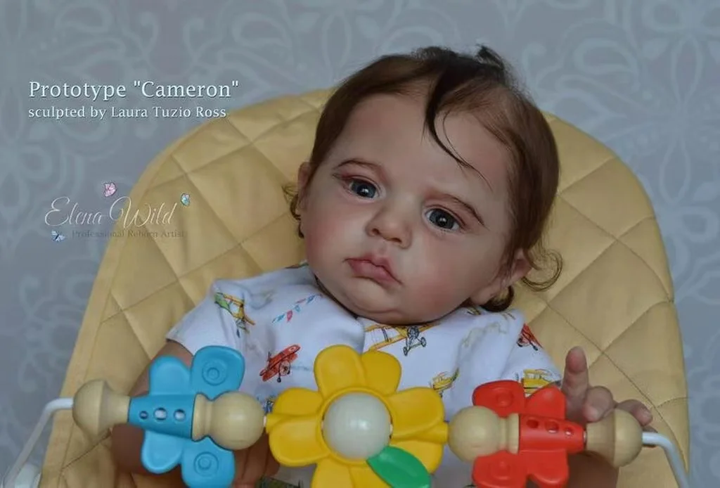 [С 2 страницами для] fbbd 23 дюйма набор кукол новорожденных Cameron от Laura Tuzio Ross
