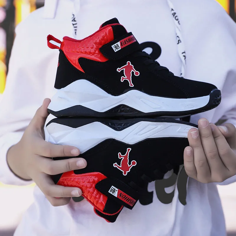 Boys' Basketball Shoes Brand Girls' Sports Shoes 2022 Autumn Children's Basketball Shoes Girls' Basketball Training Shoes  EVA