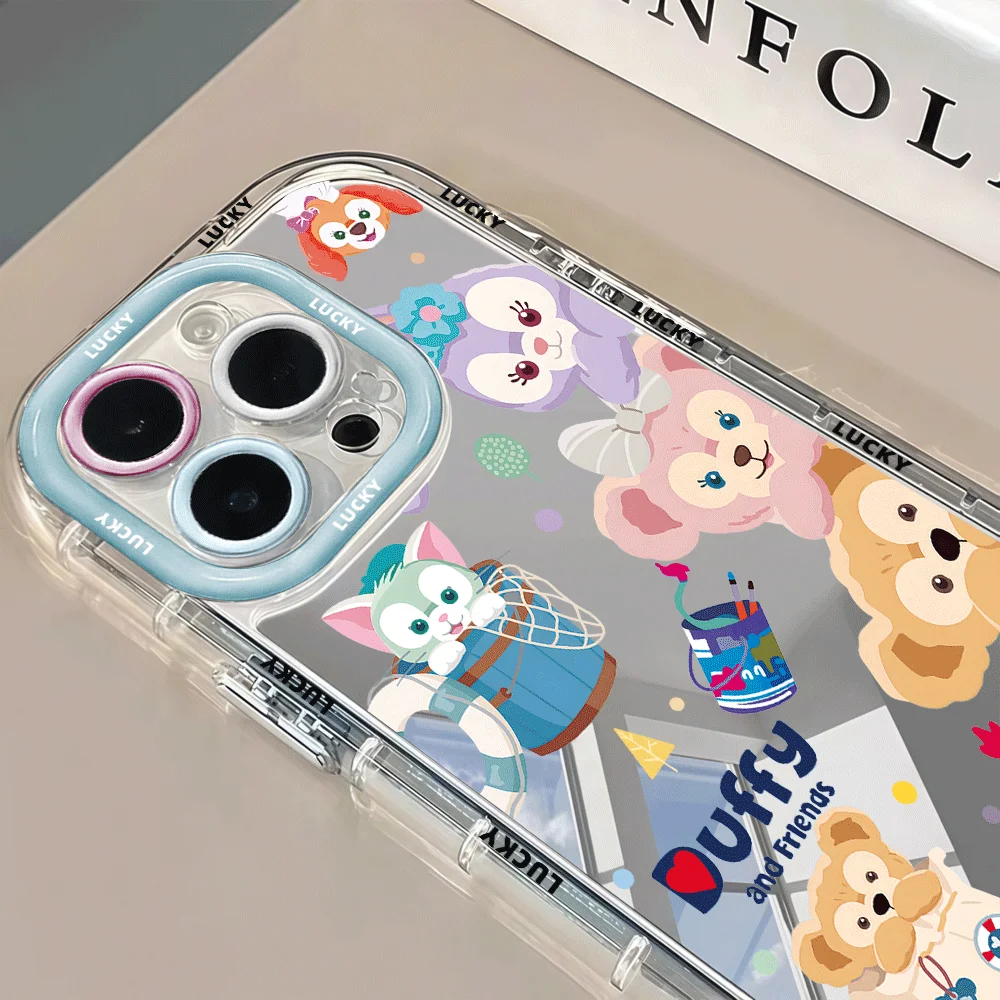 Фото Чехол для телефона Kawaii Stellaluna Gelatoni с рисунком для iPhone 17, 14, 15, 16, 12, 11, 13 Pro Max, 17 Air, 7, 8 Plus, 15, 16 Pro, XR, прозрачный №3