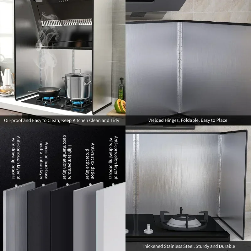 Защита от брызг жира для приготовления пищи Индивидуальный размер экран из