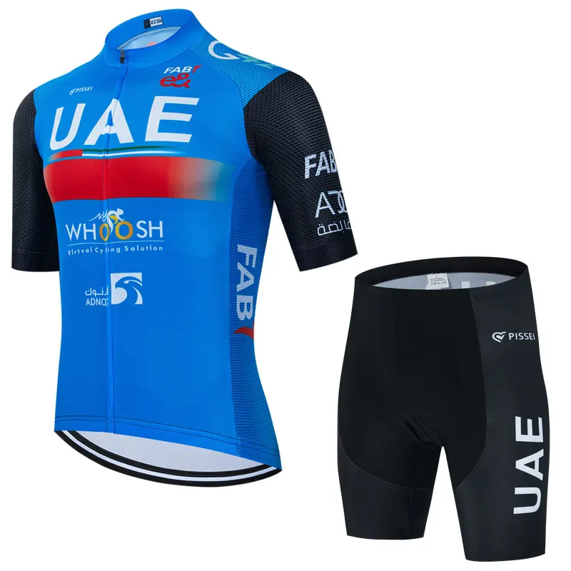 

Комплект велосипедной одежды ОАЭ 2023 Мужская команда с коротким рукавом Велоспорт одежда MTB велосипедная форма Одежда для велоспорта летняя...