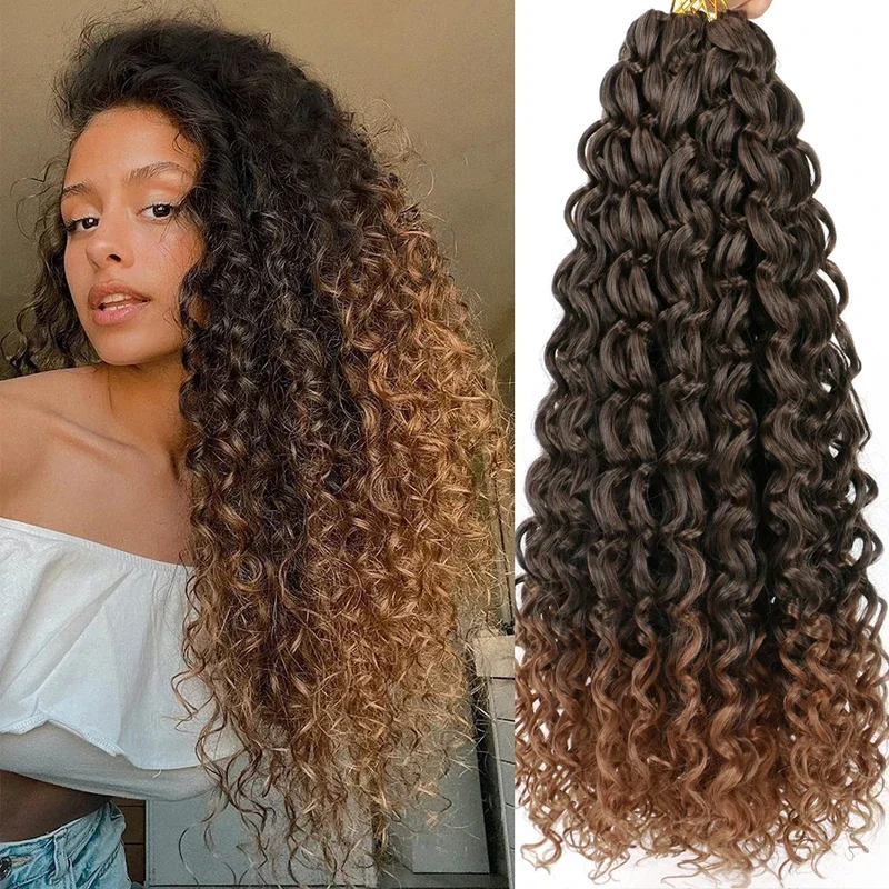 Синтетические косички для плетения волос Bellqueen кудрявые мягкие пляжные