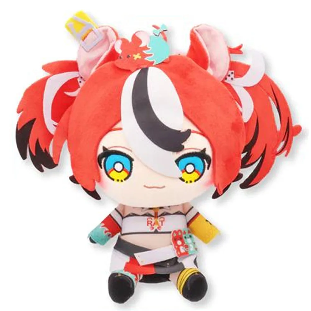 Новая милая японская аниме Hololive Friends With U Hakos Baelz плюшевая кукла игрушка 23 см