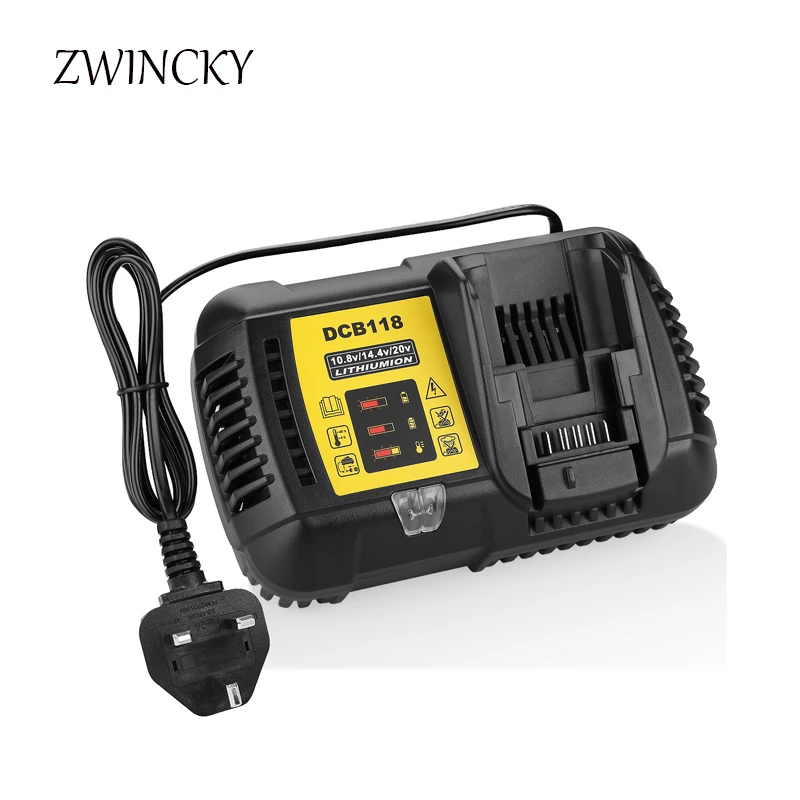 

Зарядное устройство для литий-ионных аккумуляторов DCB112 DCB118 10,8 а для DeWalt 14,4 в 12 В в 18 в макс. 60 в DCB101 DCB200 DCB140 DCB105 DCB200