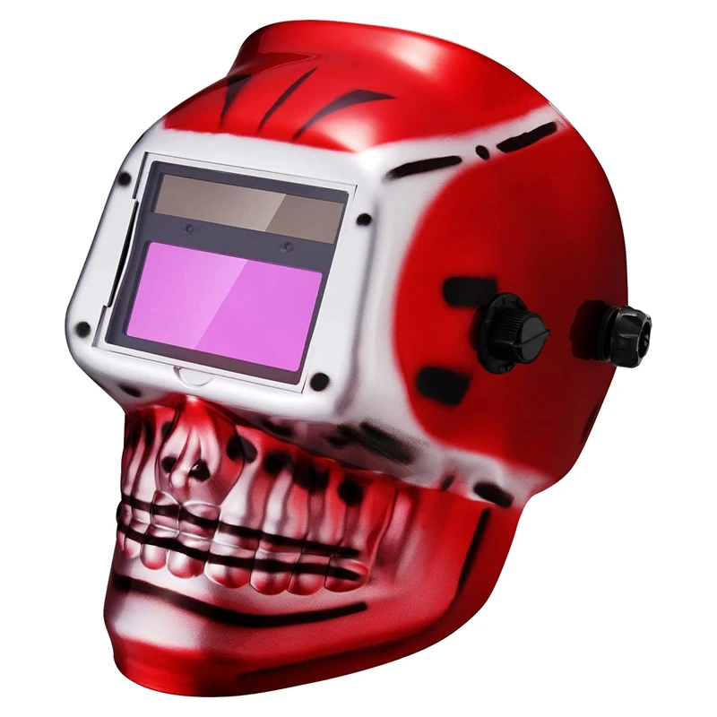 

Сварочный шлем, маска сварщика с автоматическим затемнением на солнечной батарее, с регулируемым диапазоном тени 4/9-13, мужской шлем для Хэлл...