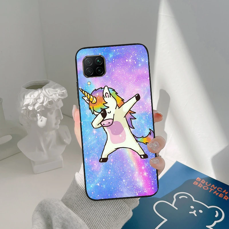 Чехол с радужным единорогом для Huawei P30 Pro P20 P40 P50 Mate 20 Lite Nova 5T P Smart 2019 2021 Honor 50 чехол |