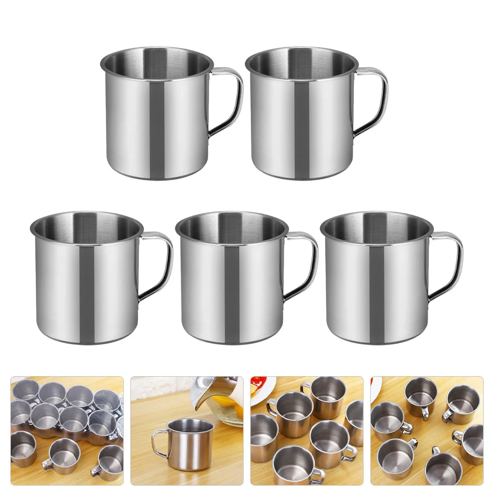 

Mug Cups Steel Cup Coffee Metal Stainless Tea Mugs Camping Water Party Tumbler Travel Glasses Outdoordrinking Insulated Espresso