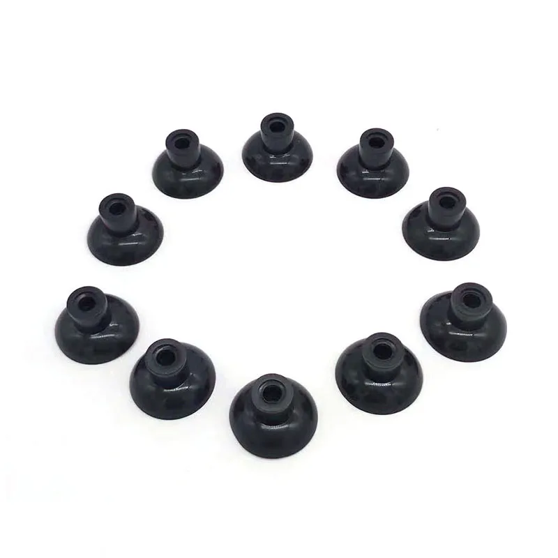10Pcs Transparent Black Aquarium Suction Cup Air Tube Holder Sucker for Fish Tank Pump Oxygen Fixing Clip Accessories - купить по