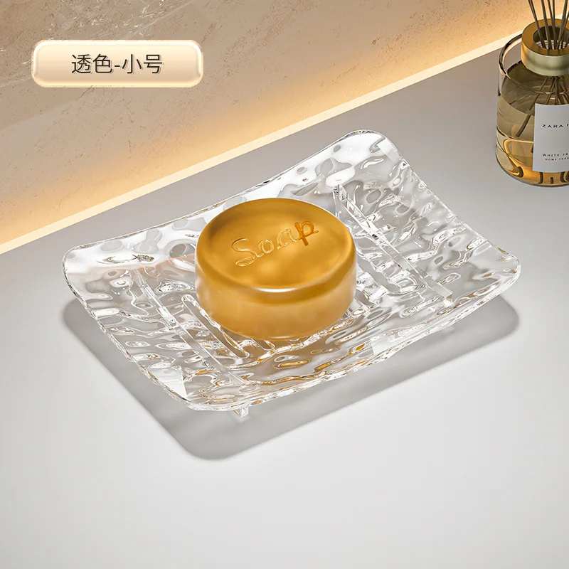 

Прозрачный держатель для мыла с рисунком ледника