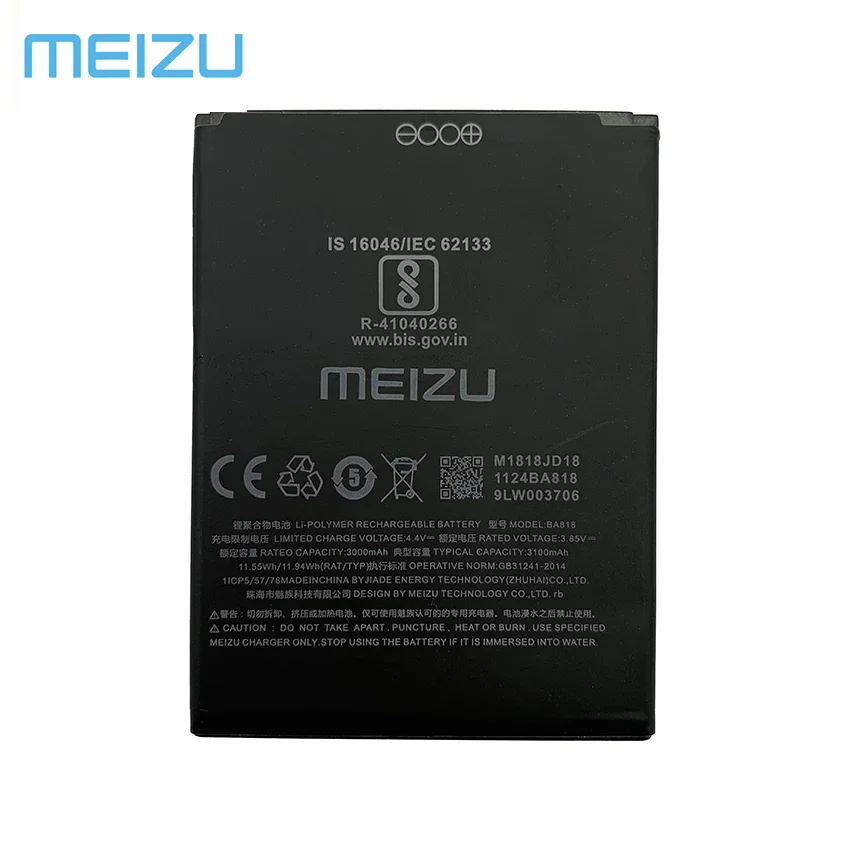 100% Оригинальный аккумулятор 3000 мАч BA818 для Meizu C9 Pro C9Pro BA 818 сменные батареи