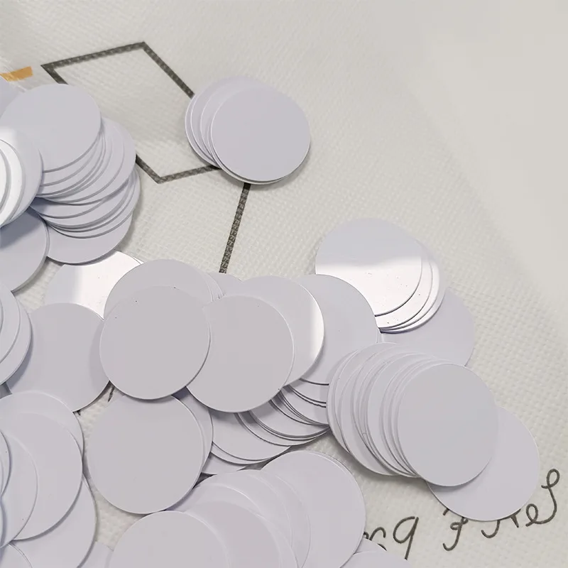 

NFC Ntag215 Coin TAG Key 13.56MHz NTAG 215 Card Label RFID Ultralight Tags Labels 25 mm diameter