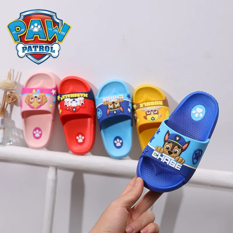 

New Paw Patrols Summer Slippers Kids Beach Shoes Non-slip Sandals Boys Girls Cartoon Water Shoes Children Slippers Kids Shoes