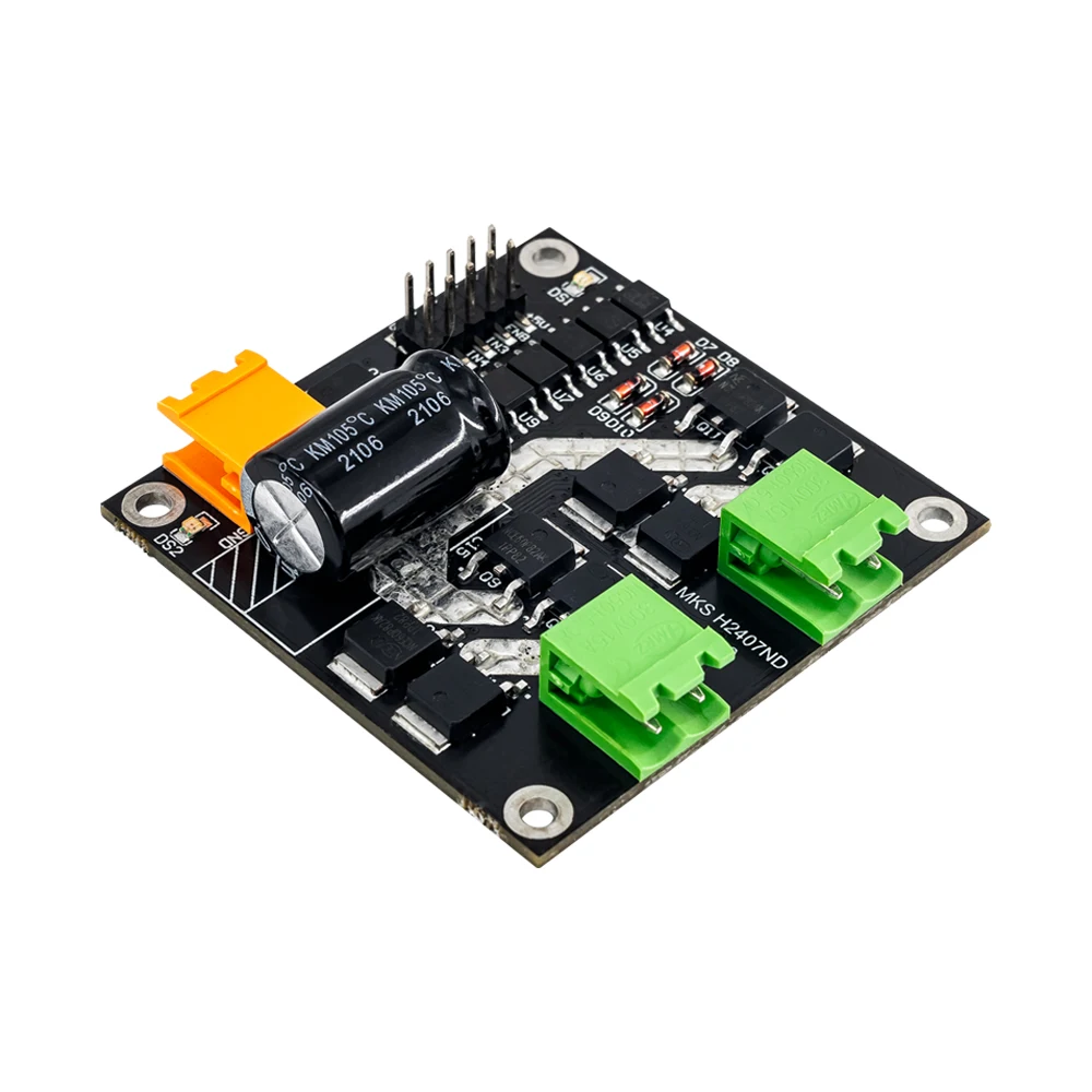 Makerbase H2407ND 24 В/7A 160 Вт двойная плата привода двигателя постоянного тока H Мост L298