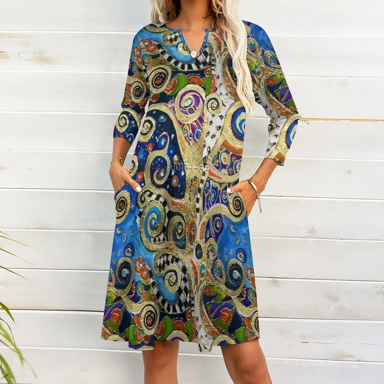 

Женское готическое платье Klimt, вечернее платье для лета,