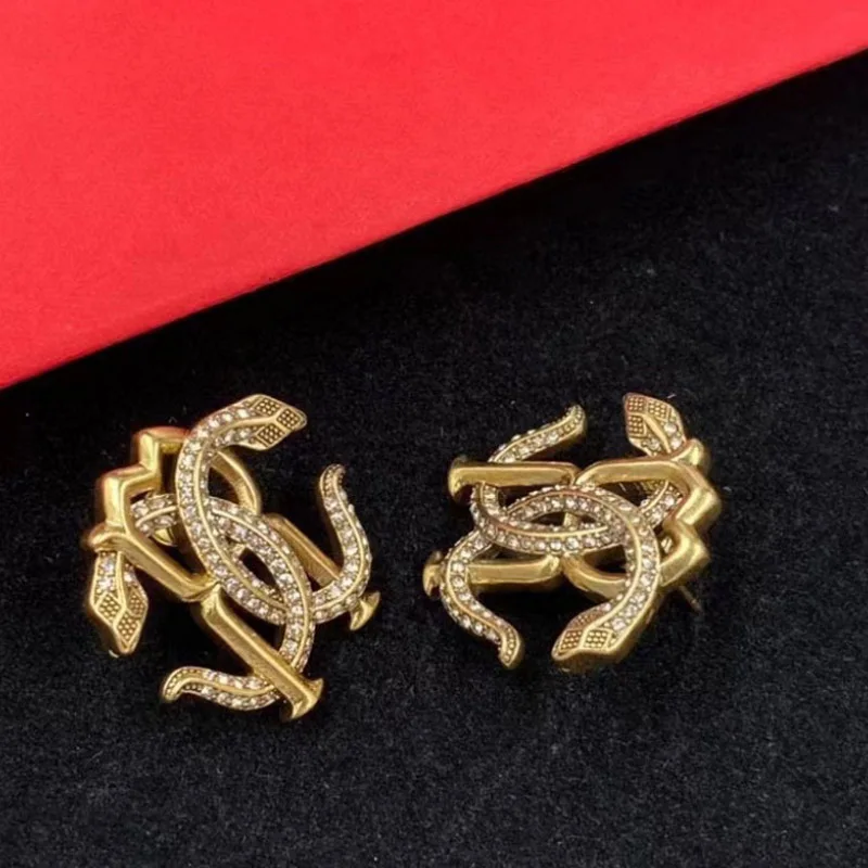 Серьги из титановой стали с двойной змеей европейско-американская мода