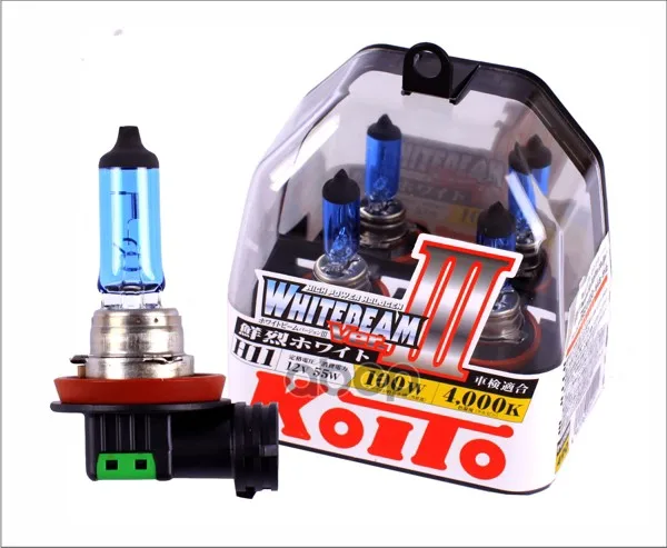 Лампа Высокотемпературная Koito Whitebeam Комплект H11 12v 55w (100w) Пластиковая Упаковка 2 Шт.