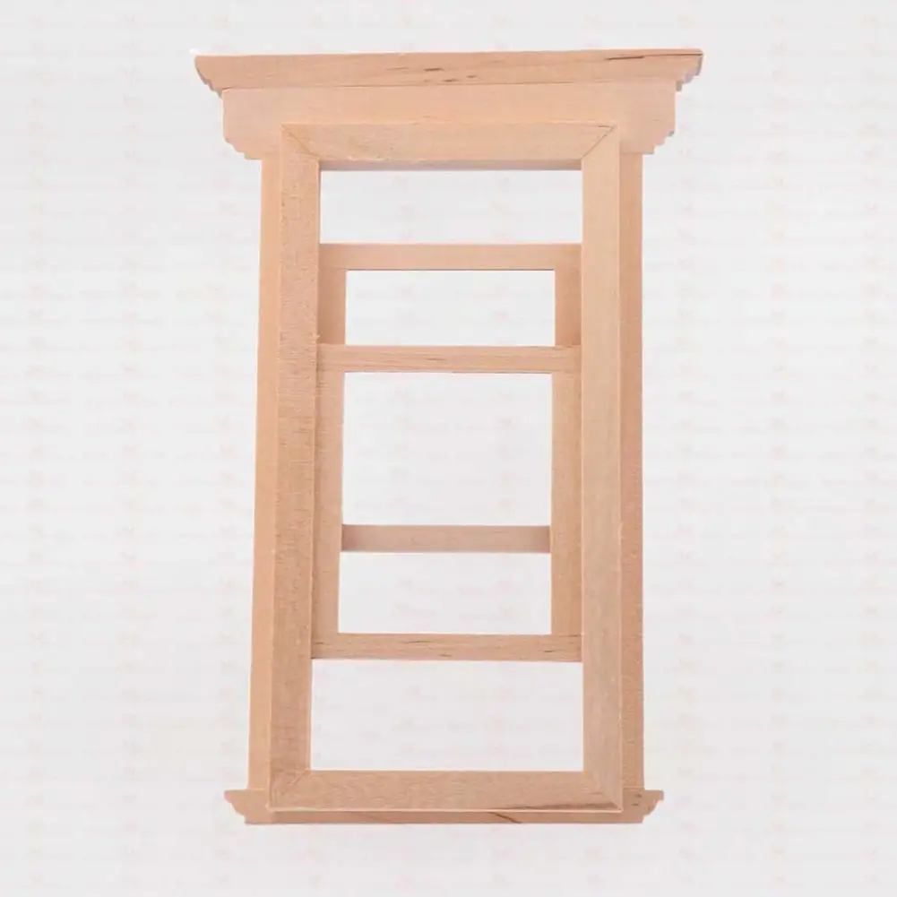 

Simulation Window Novelty Handcrafted Movable Mini 2-Pane Sash Window Model for Photo Props Window Model Mini Window