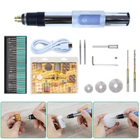 electric engraving pen usb rechargeable engraving tool diy engraver grinder polishing tools set with tool kit