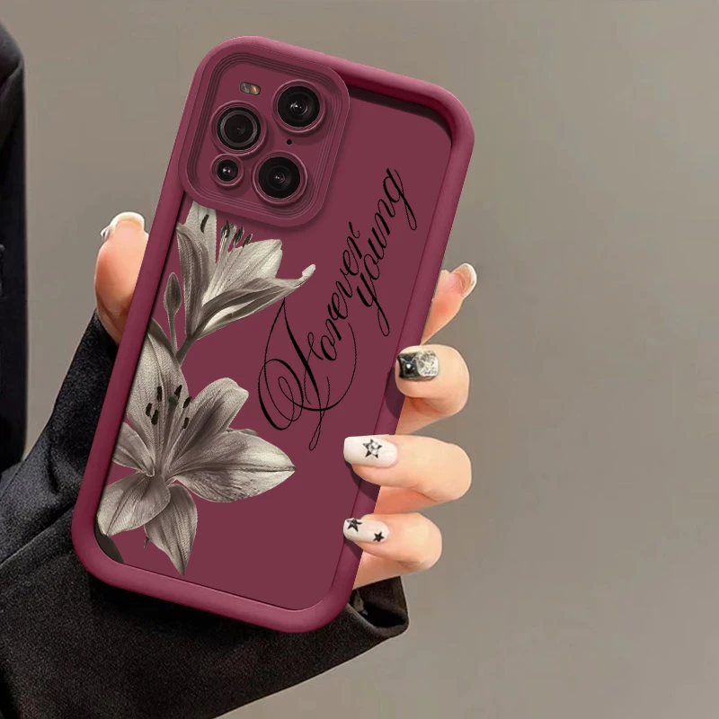 Фото Мягкий силиконовый чехол для телефона Motorola Moto G100 E40 E32 E14 E13 G05 G85 G14 G06 G56 G86 с цветочным узором, противоударный чехол №1
