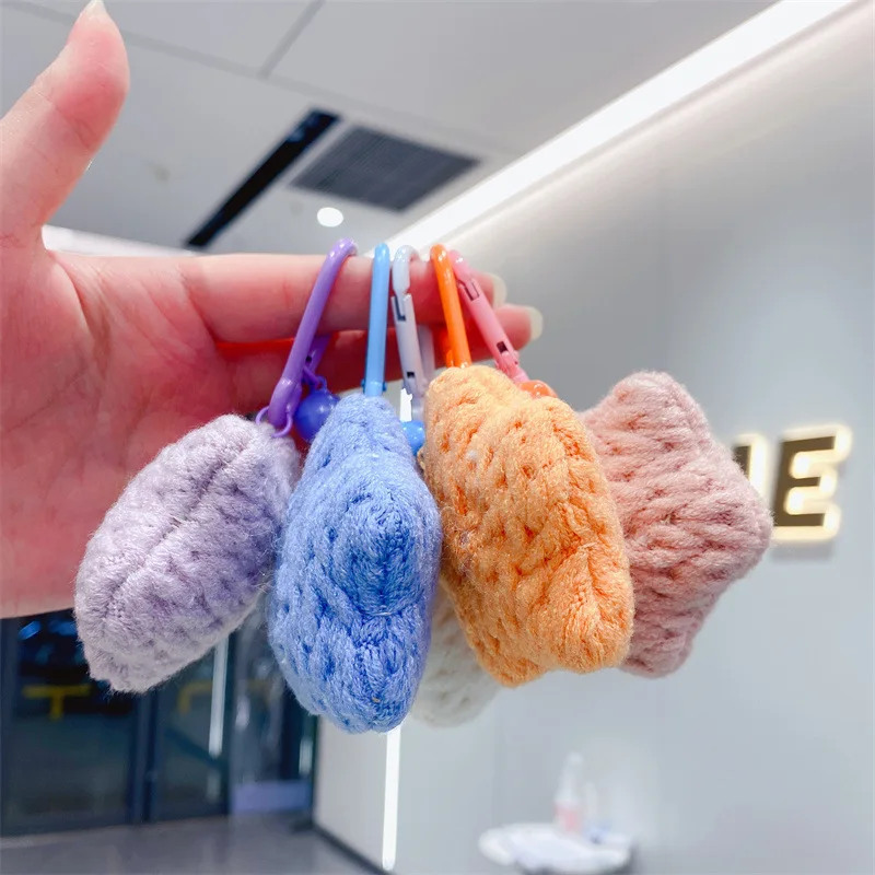 

Брелок для ключей в виде пентаграммы, небольшой плюшевый Шерстяной Чехол для автомобиля, изящный подарок